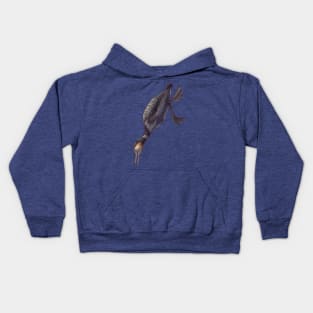 Hesperornis regalis Kids Hoodie